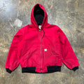 Carhartt J140 Red Hooded Work Jacket 19