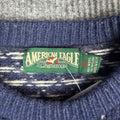 American Eagle Knit Sweater - Navy Blue (M)