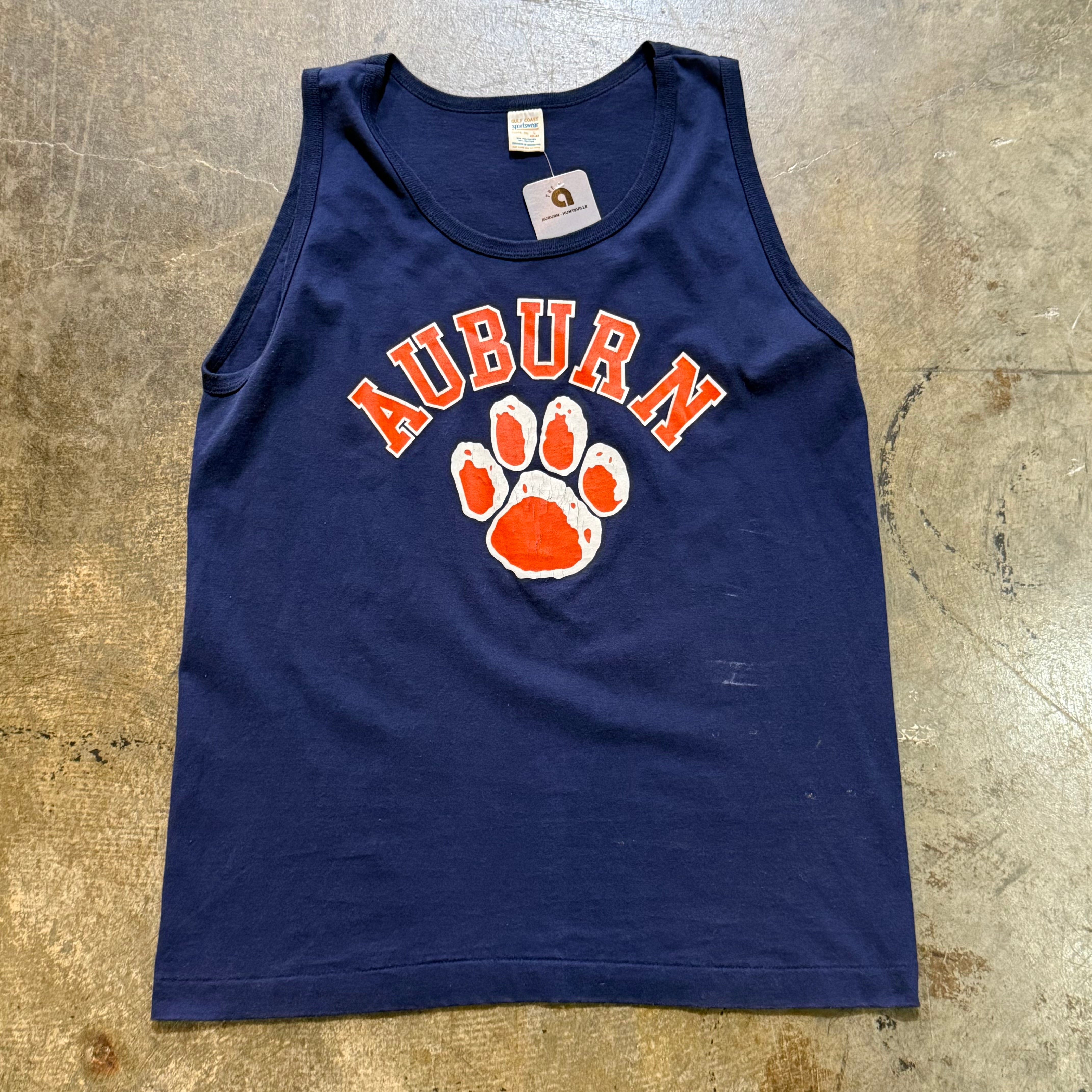 Auburn Paw Print Tank Top