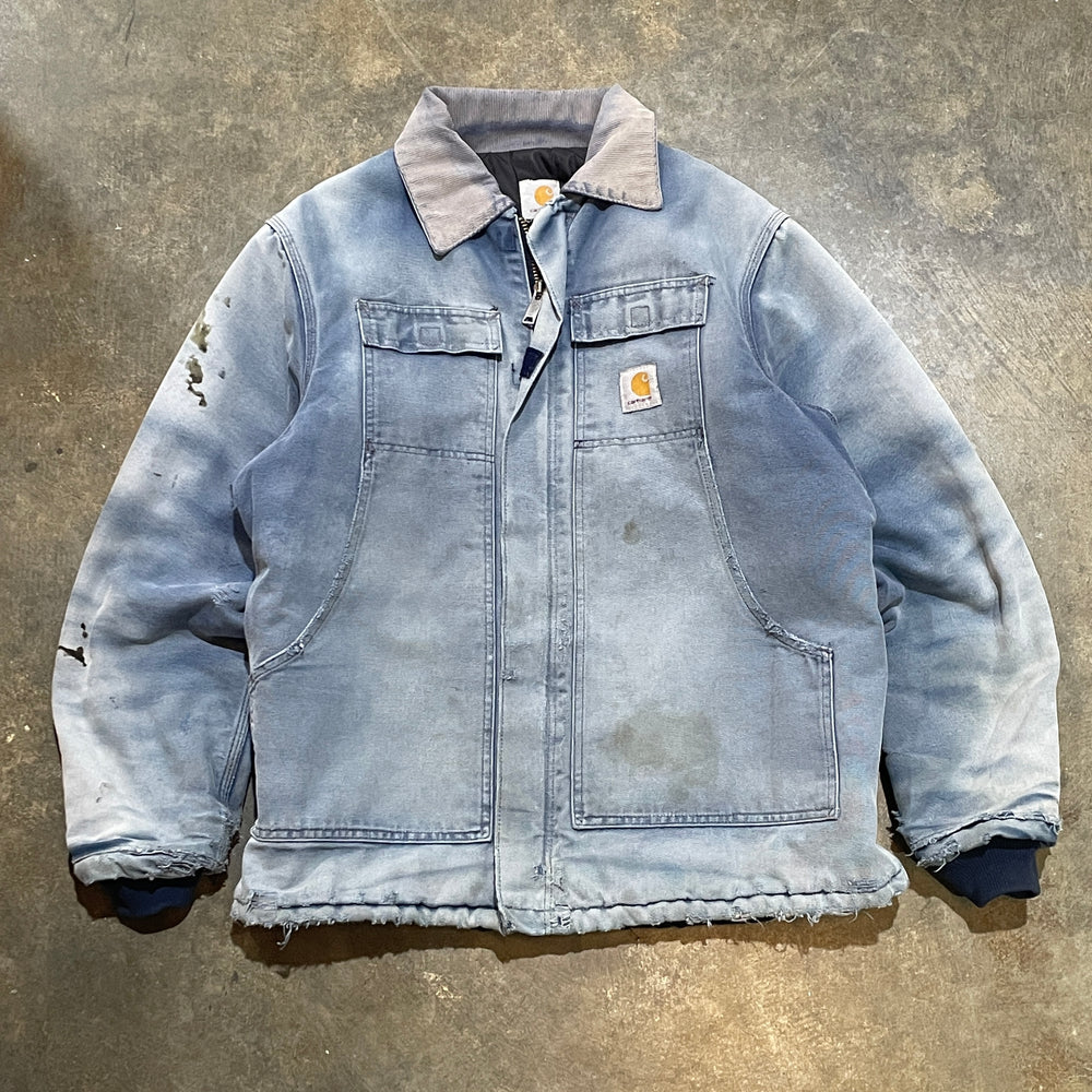 Faded Blue Carhartt arctic Jacket