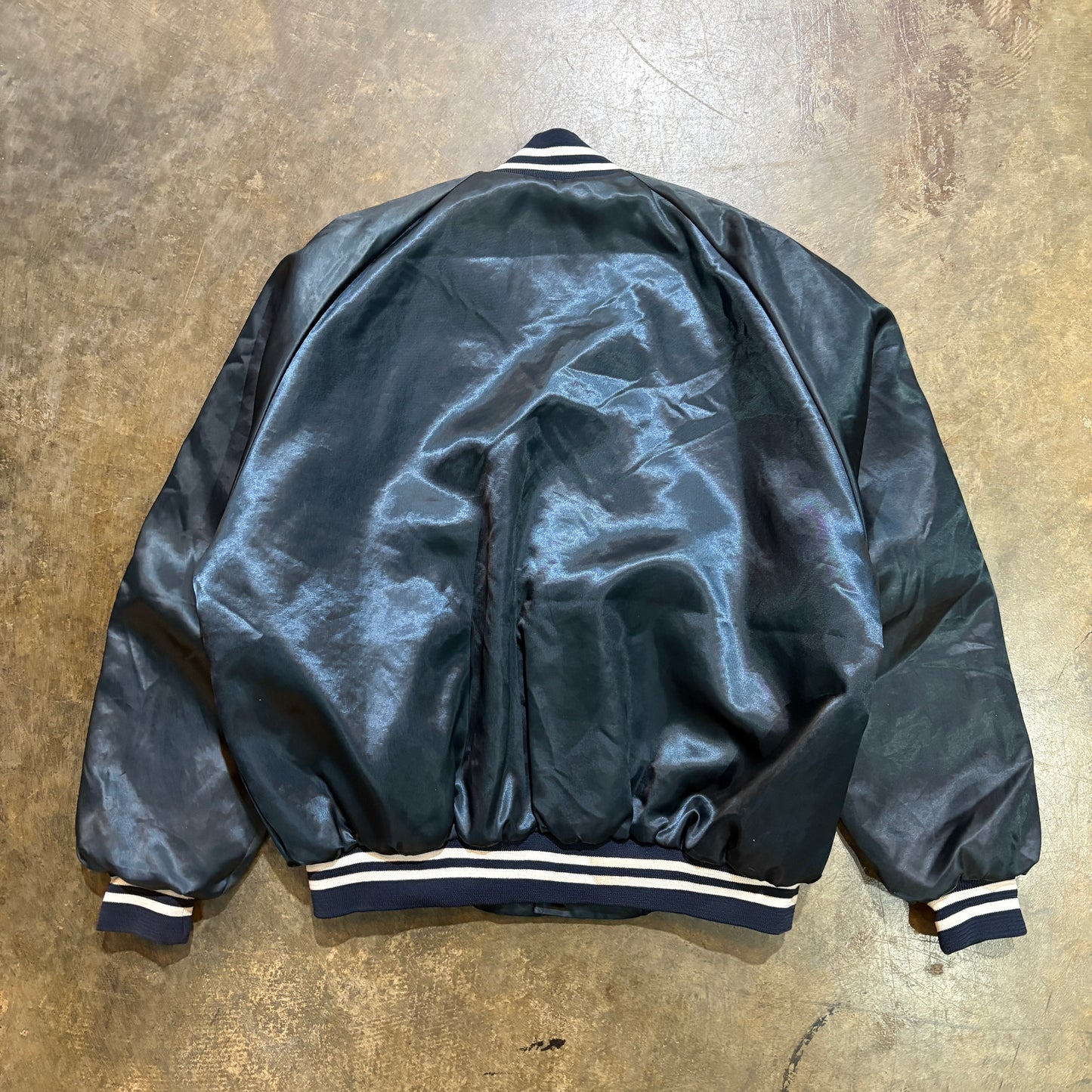Nasco Auburn Satin Varsity Jacket