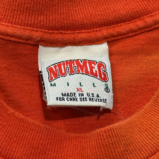 Orange Nutmeg Baseball Diamond Tee