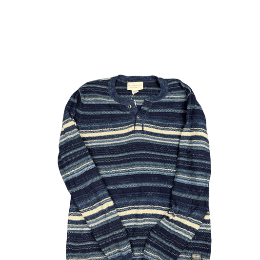 Ralph Lauren Denim & Supply Striped Henley - Navy Blue (S)