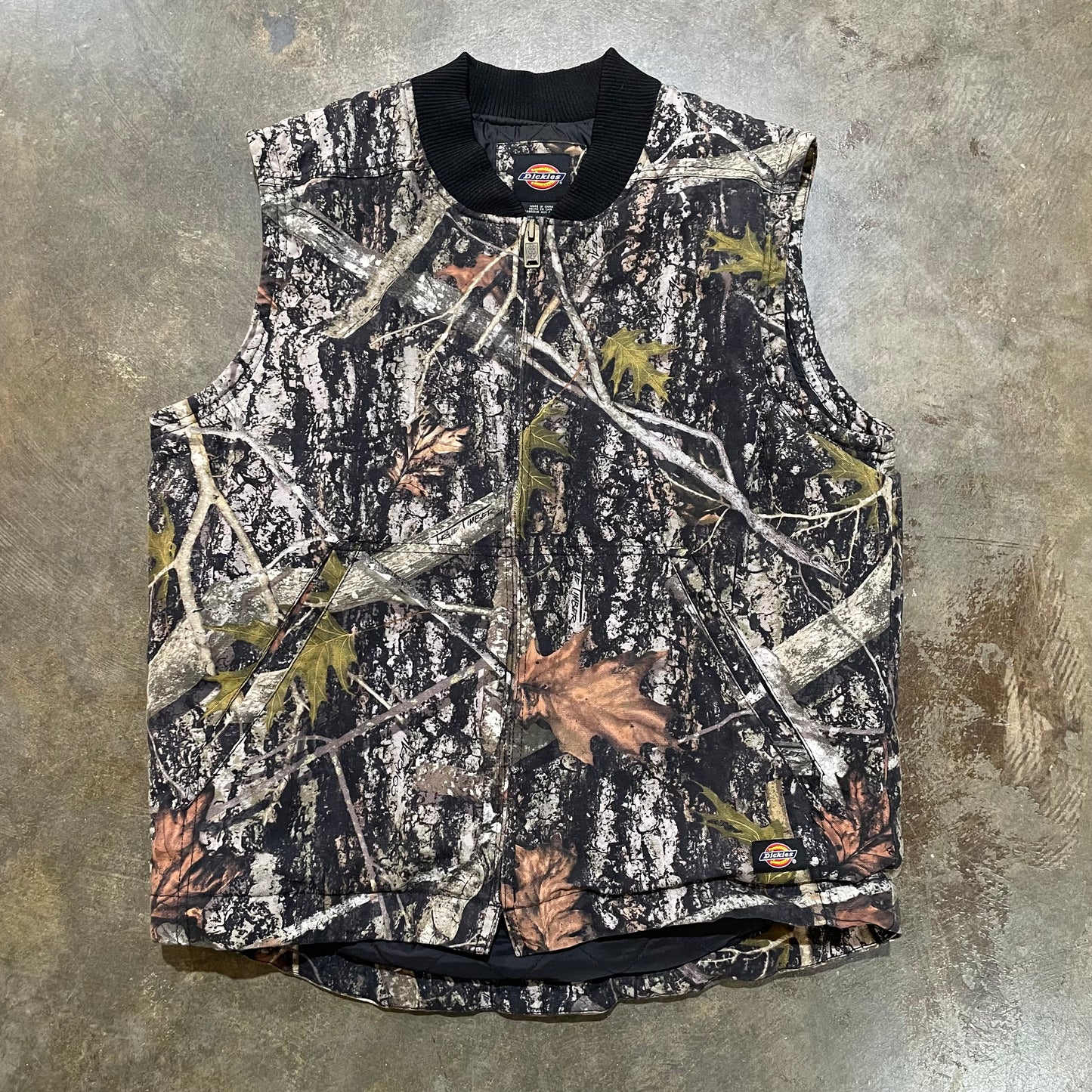 Dickies Camo Zip Up Vest