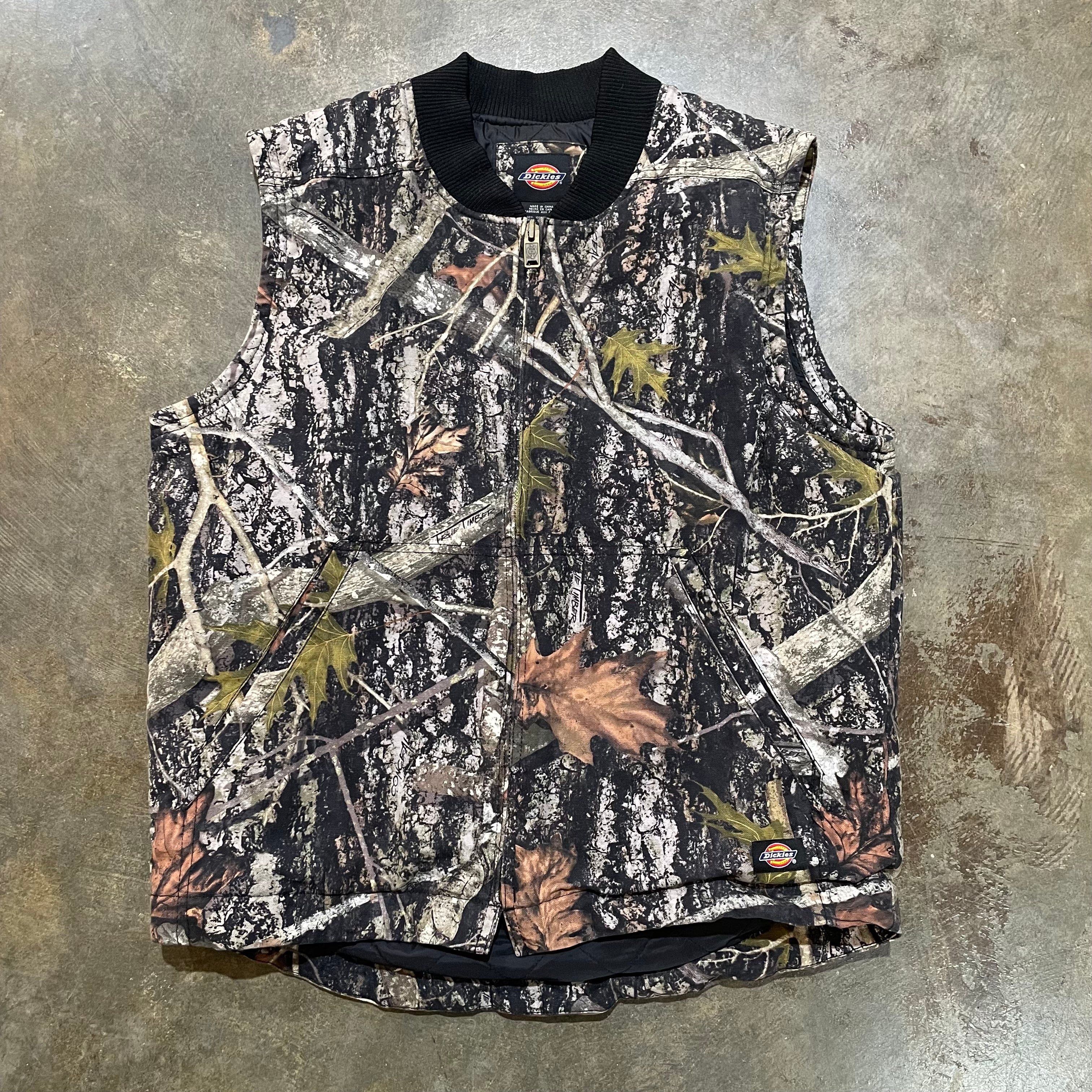 Dickies Camo Zip Up Vest