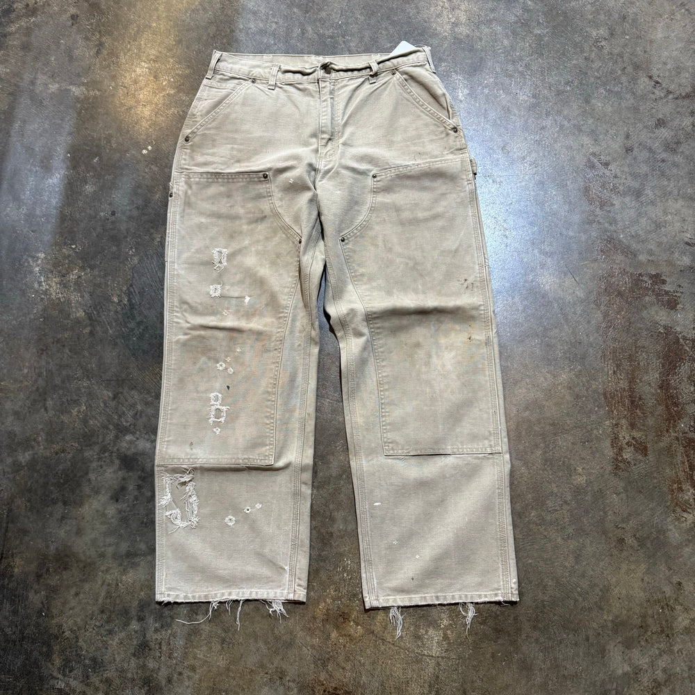 Beige Carhartt Double Knee pants10