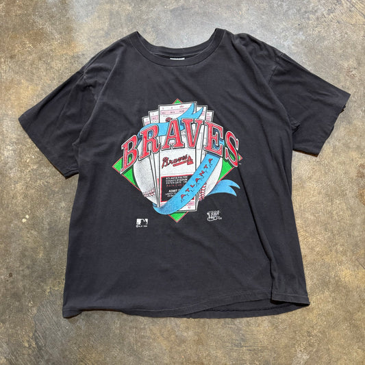 Black Braves Official Fan Tee