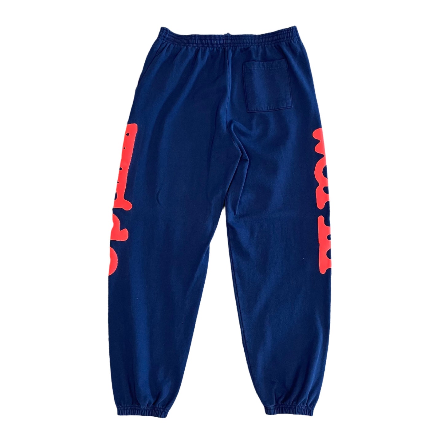 Sp5der Beluga Sweatpants Navy Red