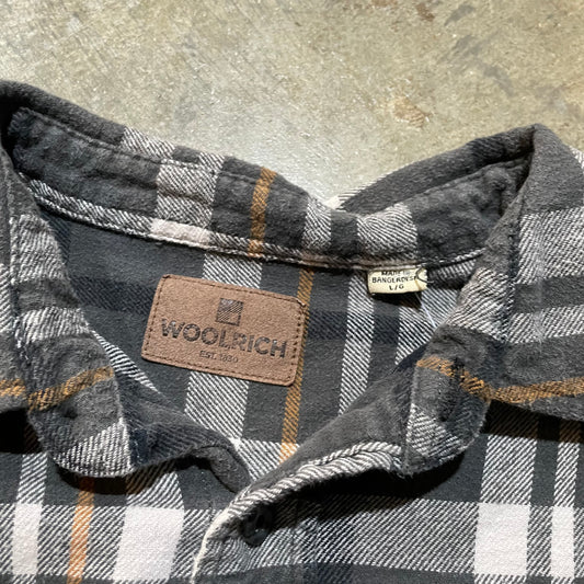 Woolrich Grey Cotton Button Up