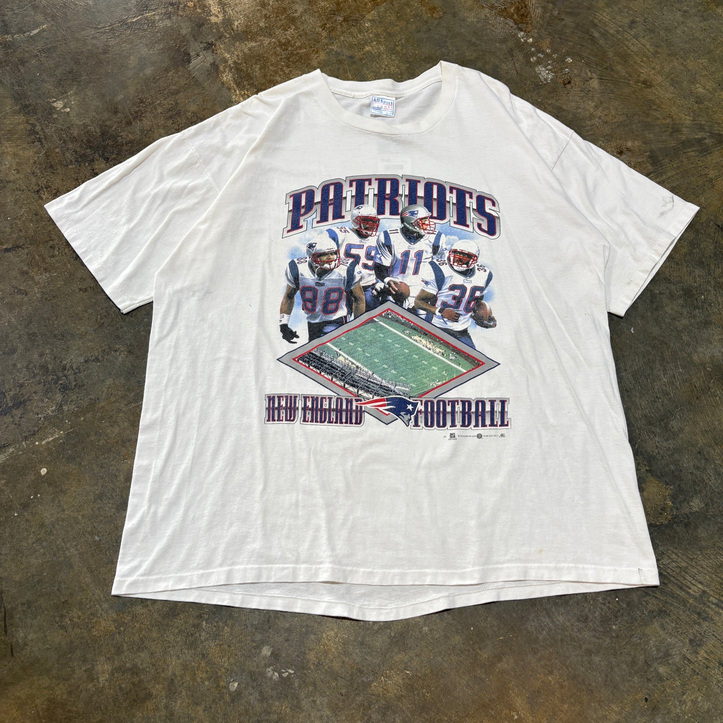 New England Patriots 2000 Players Tee