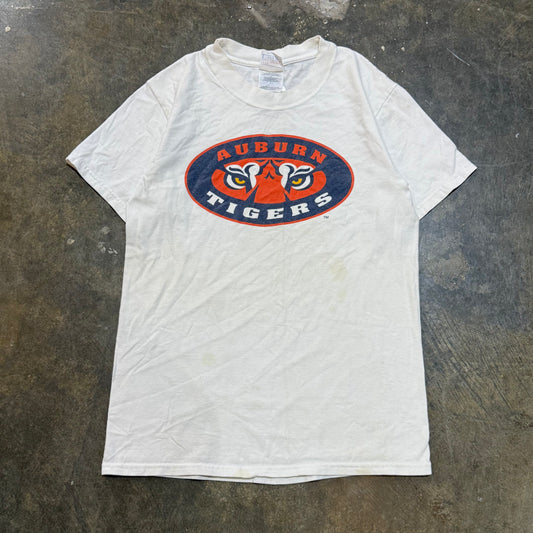 White Auburn Tigers Tiger Eye Horizons Restaurant Tee