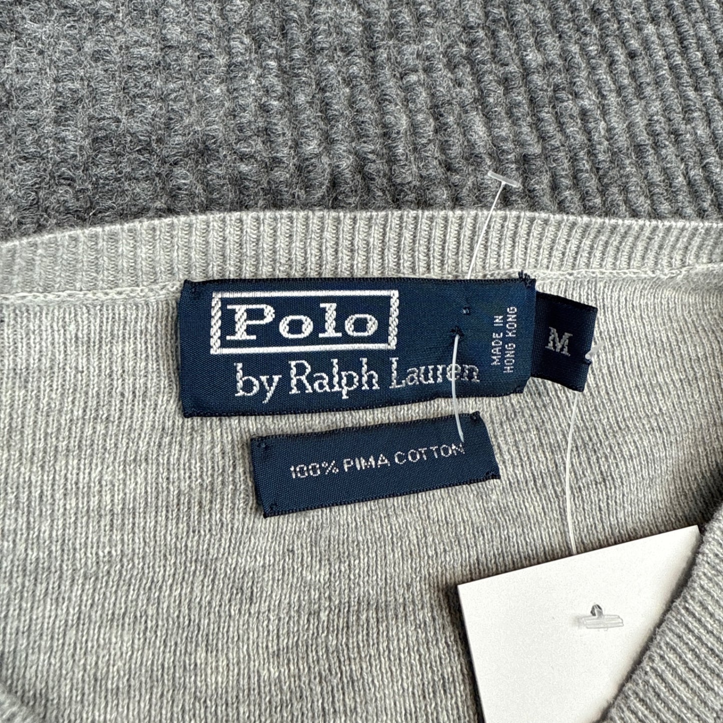 Polo by Ralph Lauren V-Neck Sweater - Heather Gray (M)