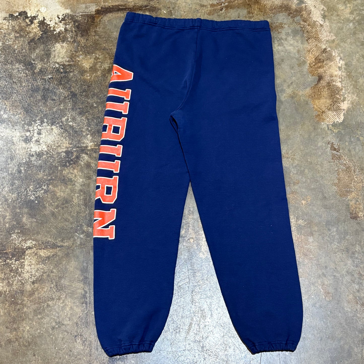 Auburn Navy Spellout Navy Sweats