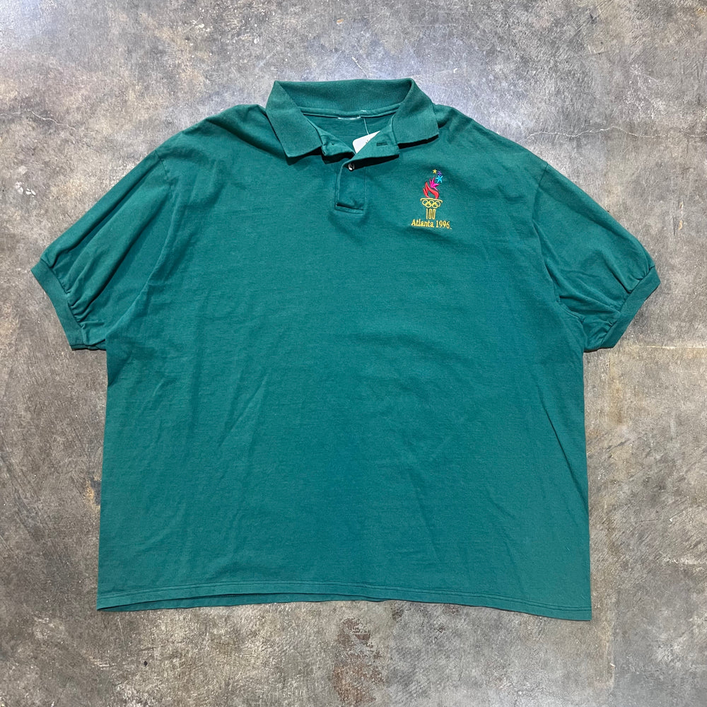 Atlanta 1996 Olympic Plain Green Polo