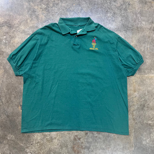 Atlanta 1996 Olympic Plain Green Polo