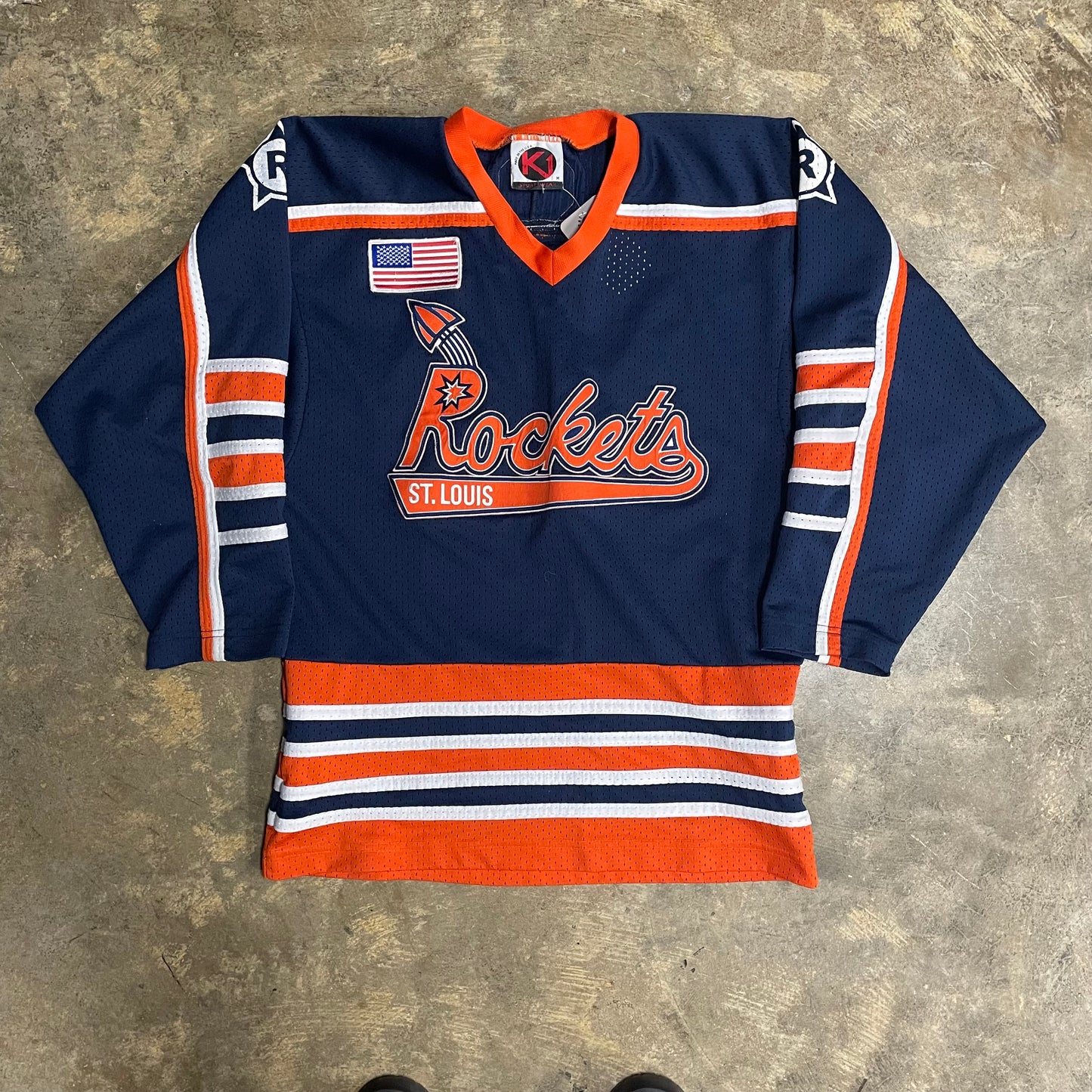 St. Louis Rockets Navy Hockey Jersey