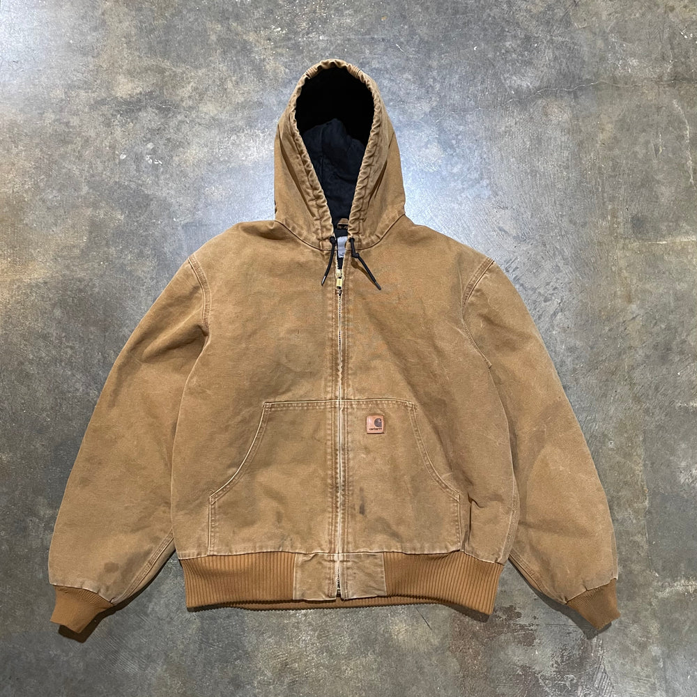 Cahartt Tan Zip Up Work Jacket19