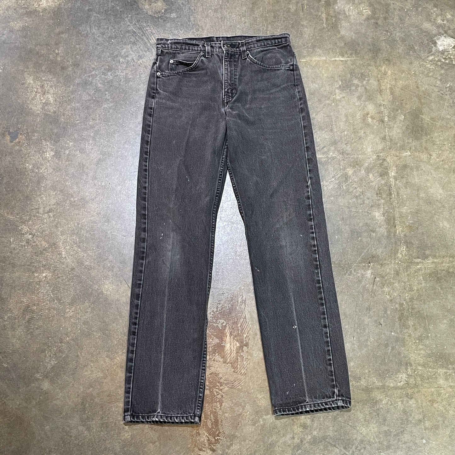 1990s Levis 505 Regular Fit Black Jeans (M)