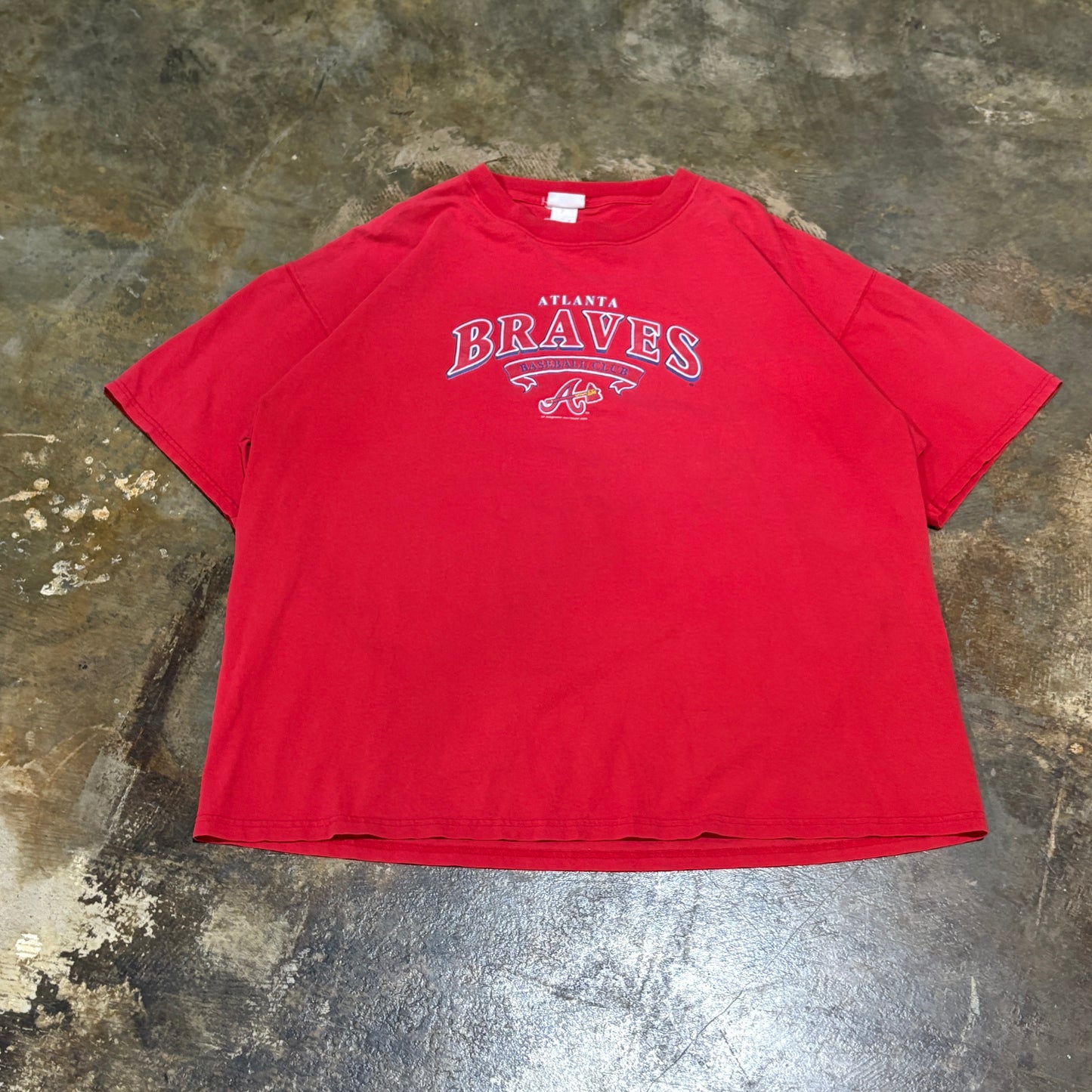 Red Atlanta Braves 2005 Baseball Club Tee