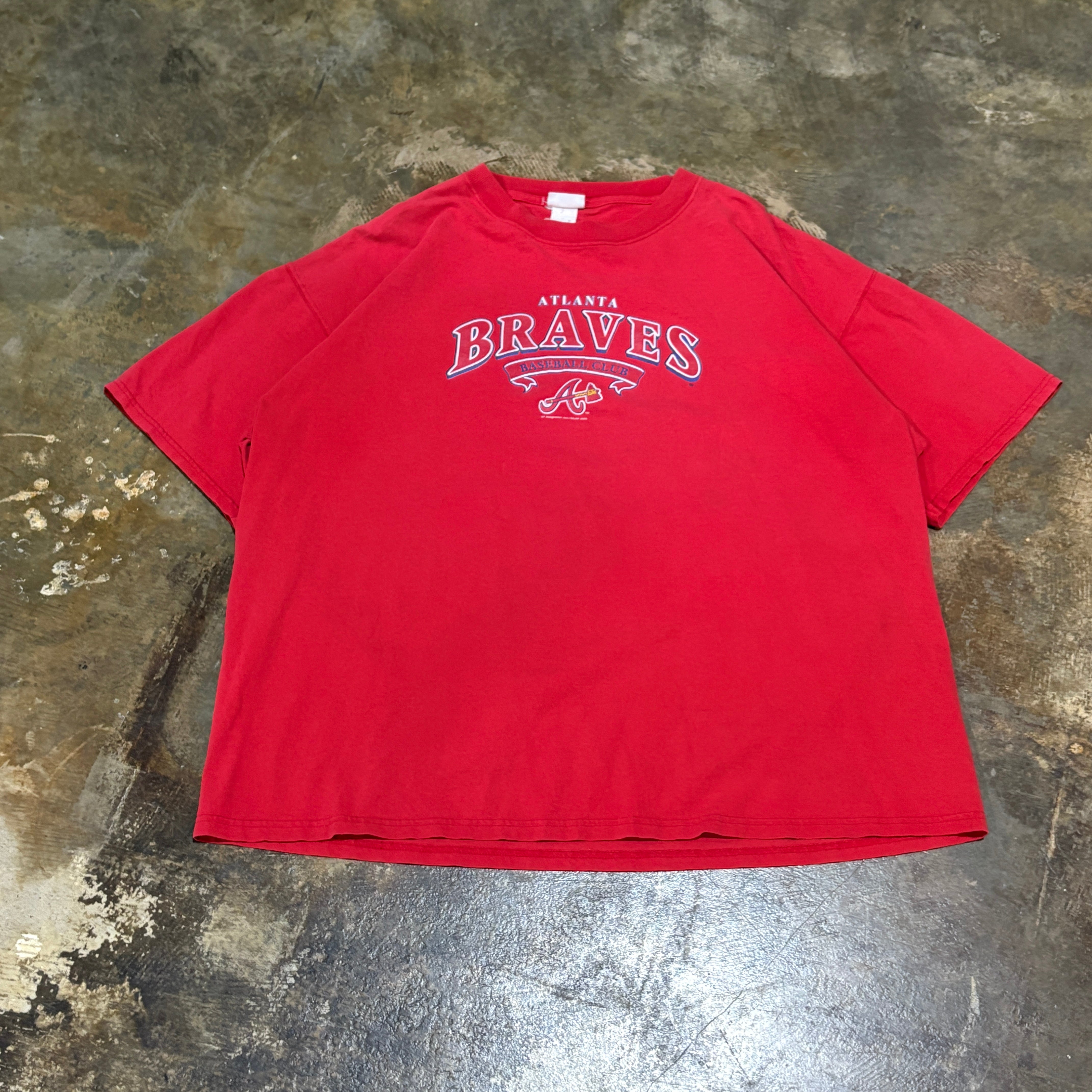 Red Atlanta Braves 2005 Baseball Club Tee