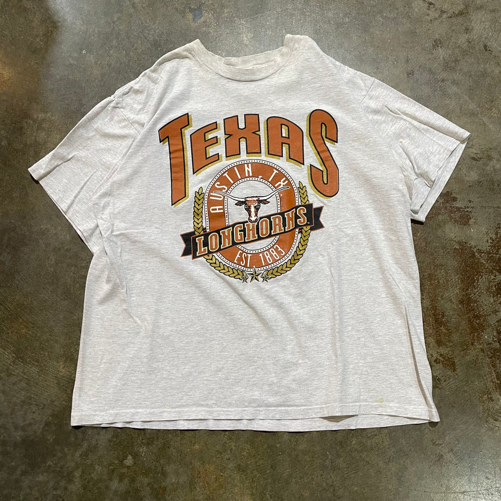 Nutmeg Texas Longhorns Grey Tee