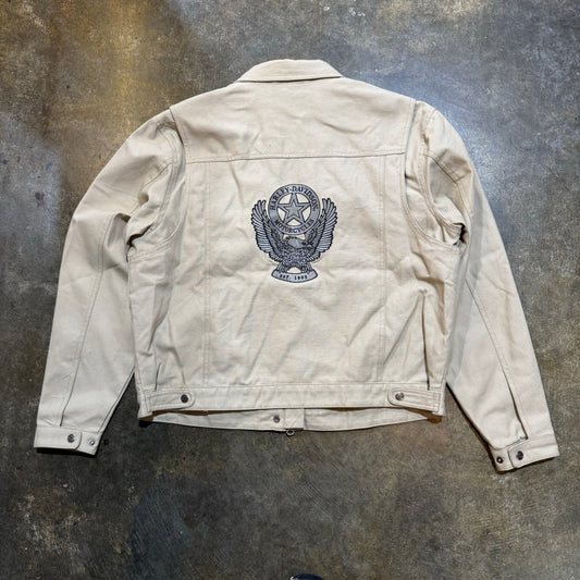 Harley Khaki Work Jacket embroidred