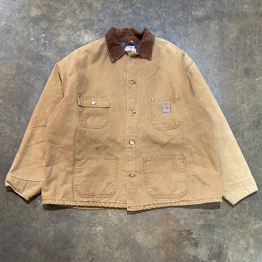 Carhartt Blanket Lined Tan Chore Coat56