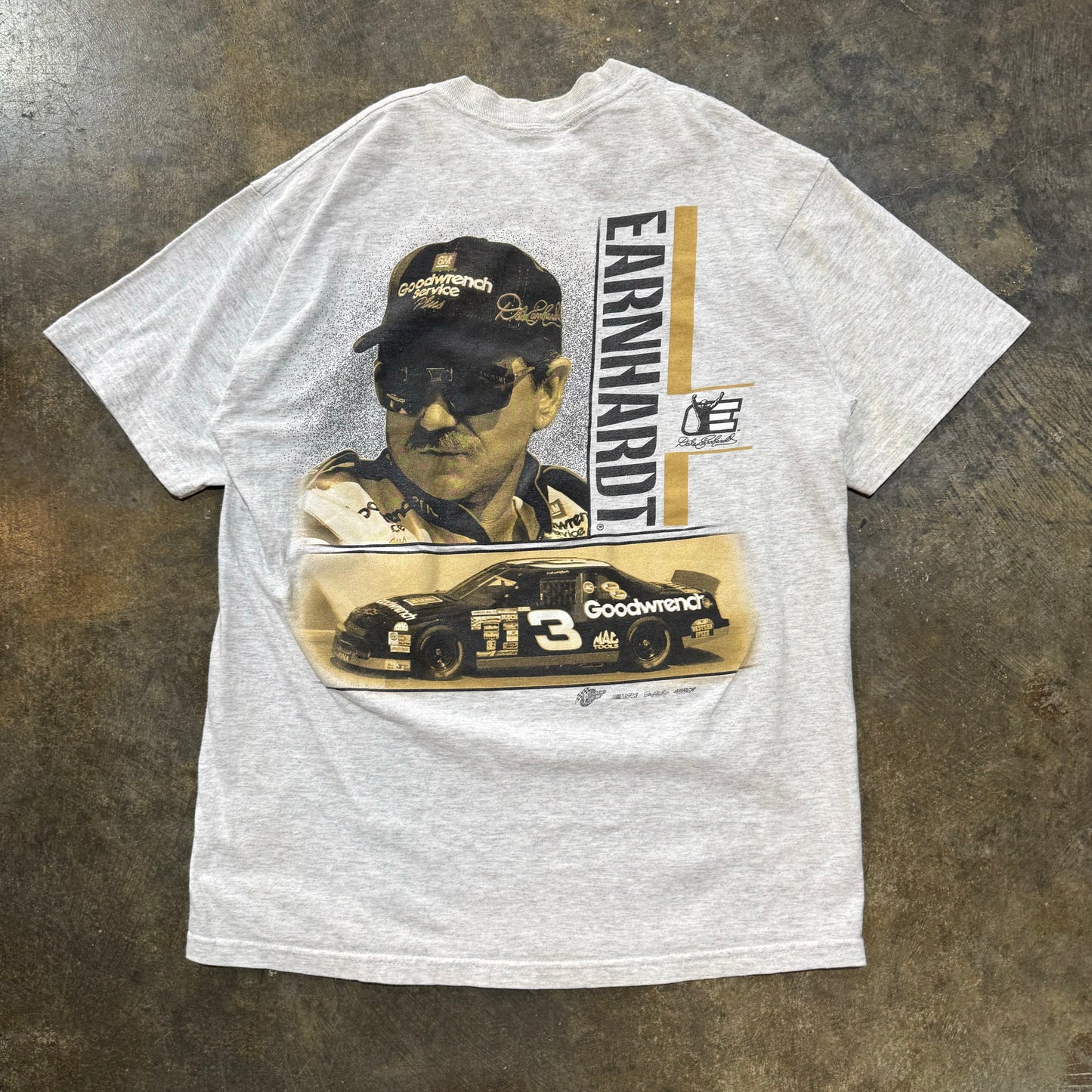 Y2K Dale Earnhardt Heather Grey Tee