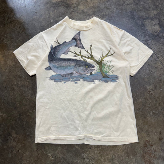 Cream 80s Fish Tee