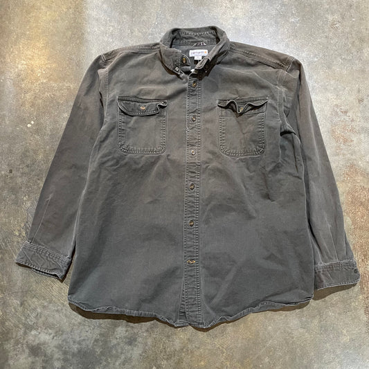 Faded Black Carhartt Buttondown