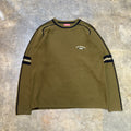 Y2K Unionbay Stripe Sleeve Knit Pullover (S)
