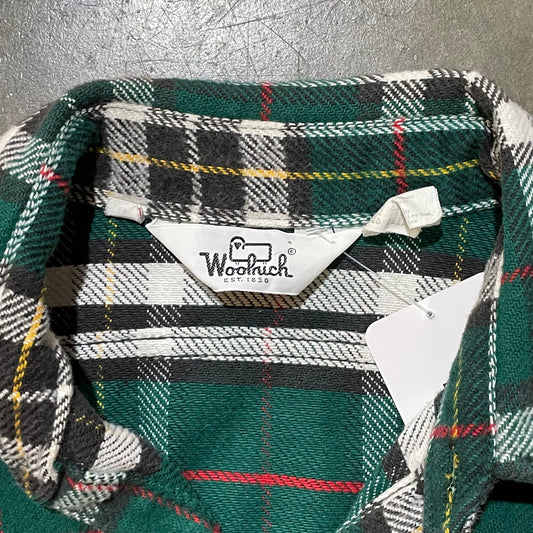 Woolrich Heavy Cotton Flannel Green Red