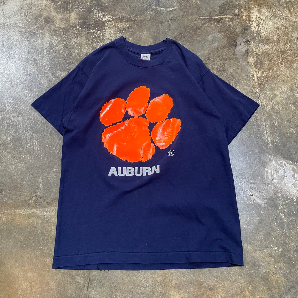 Auburn Neon Orange Paw Tee