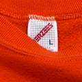 Auburn Jerzees Plaid Letters Orange Crewneck