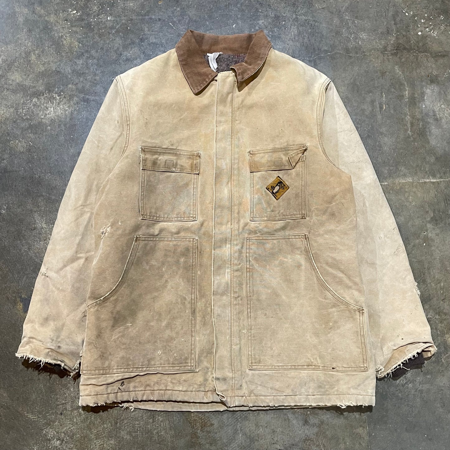 Mullins Stained Light Tan Chore Coat78