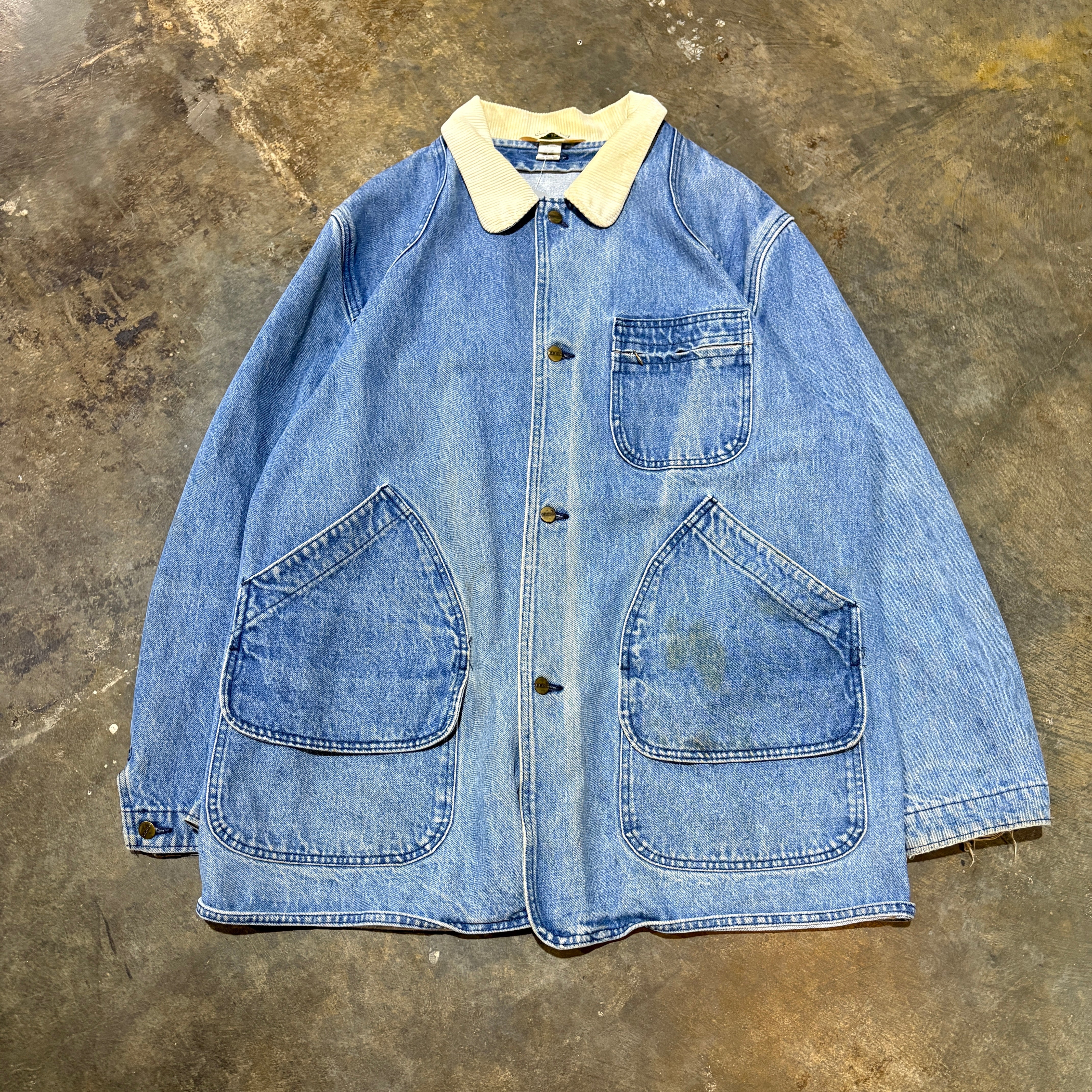 LL Bean Denim Button Jacket2