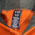 Gap Orange Fuzzy Hoodie