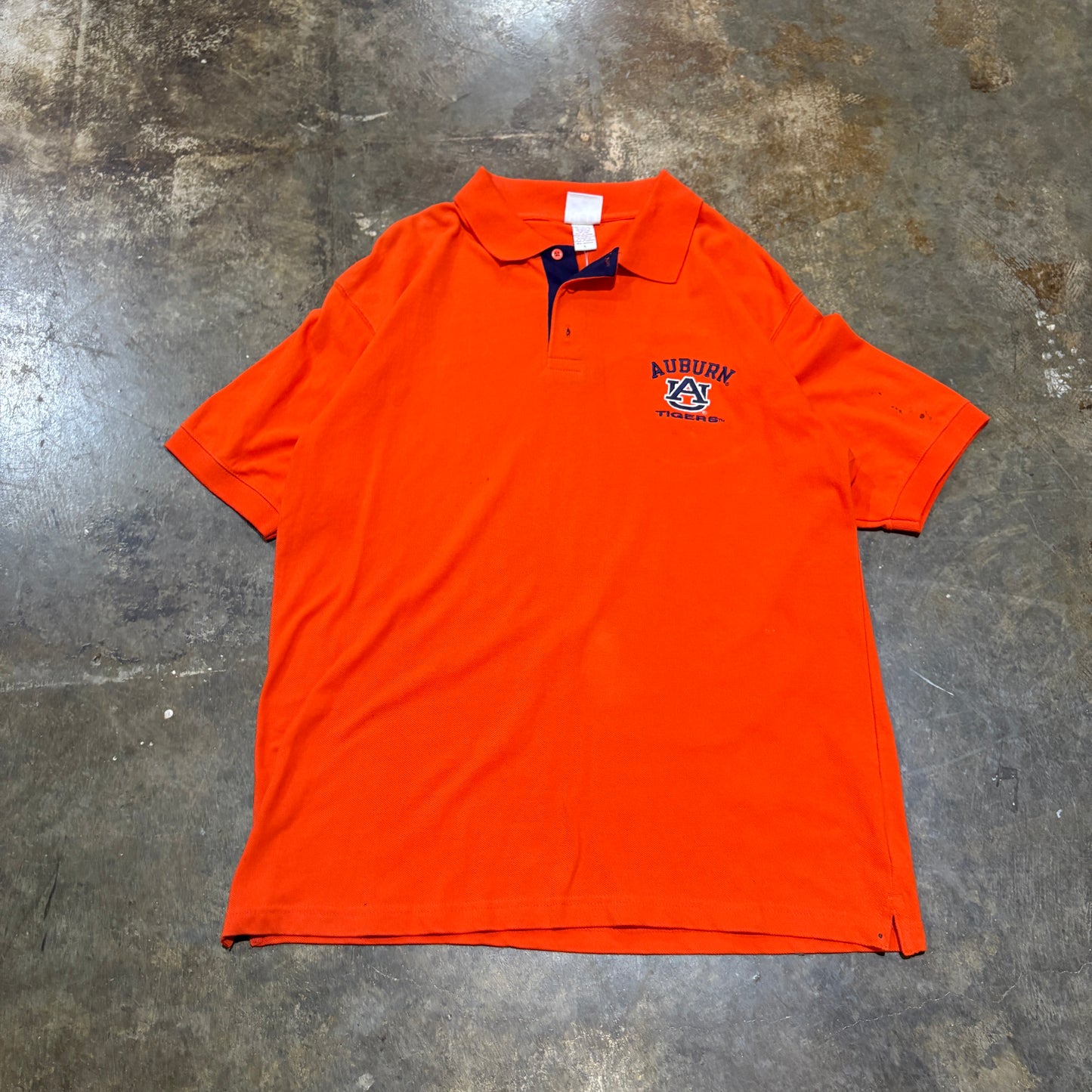 NWT Orange Auburn AU Tigers Red Oak Polo