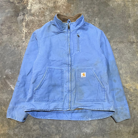 Baby Blue Carhartt Stained Jacket36