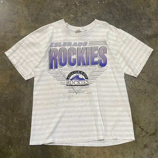 Colorado Rockies Logo 7 1992 tee