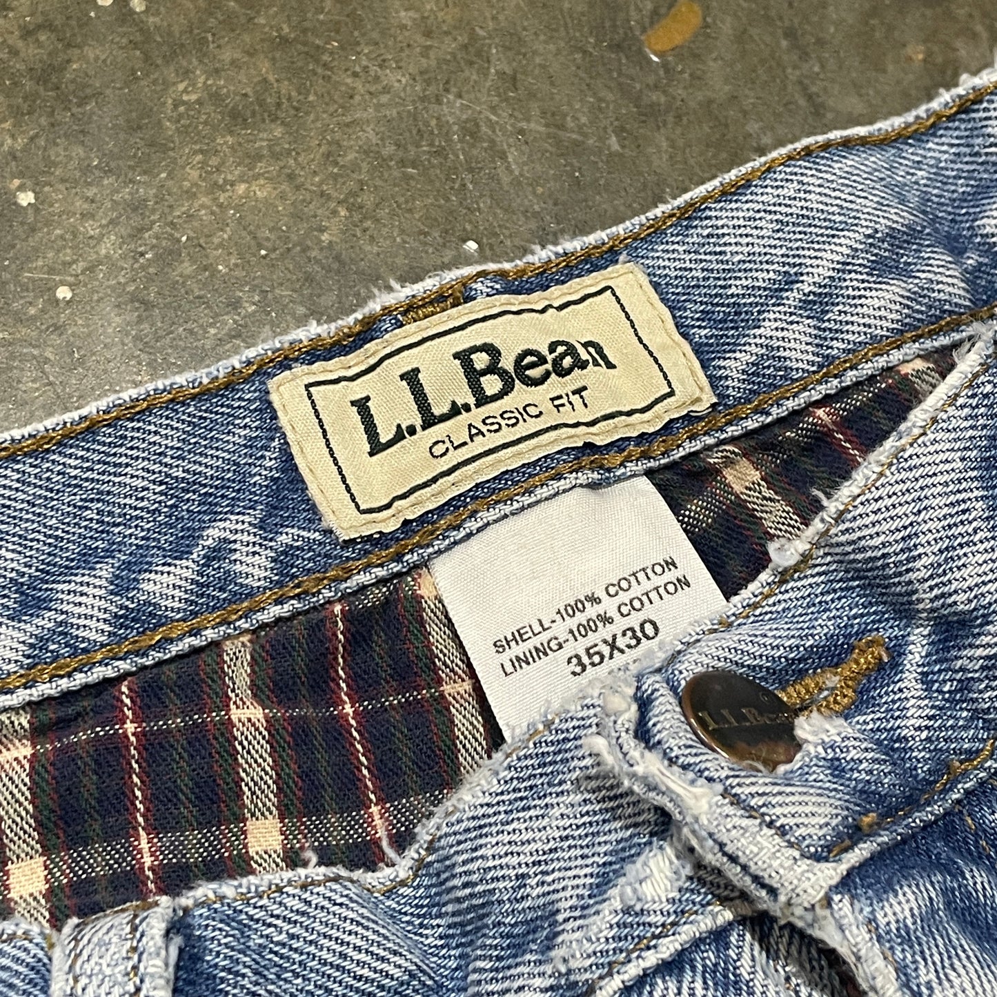 Flannel Lined LL Bean Jeans33