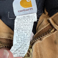 Carhartt Hooded Work Jacket - Brown (L)