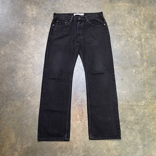Levi's 505 Straight Fit Black Jeans (32x32)