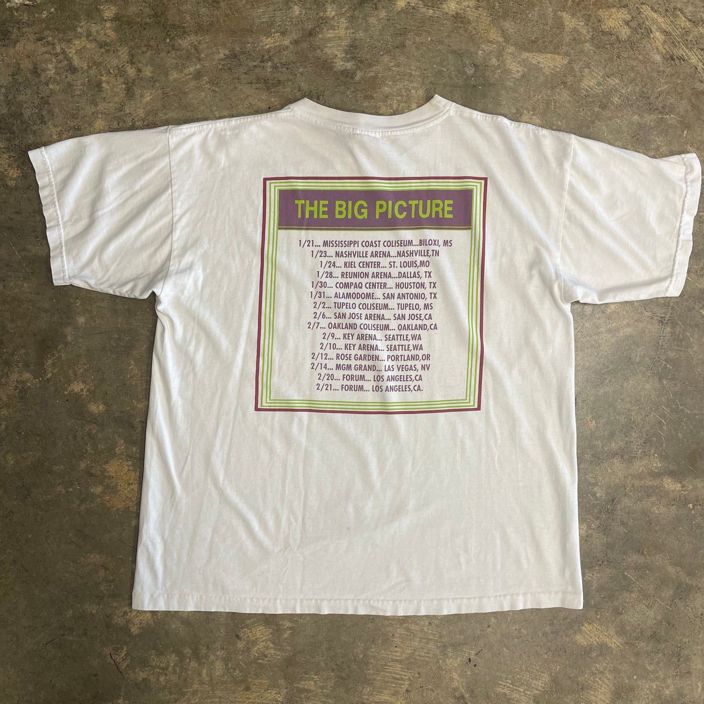 1997 Elton John The Big Picture Band Tee