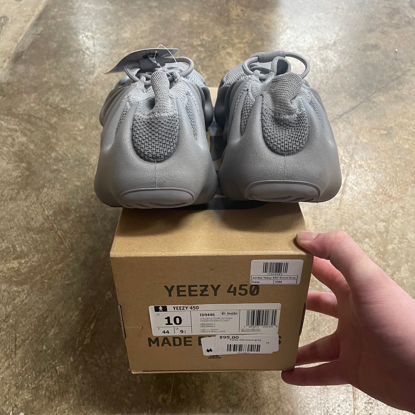 Yeezy 450 stone grey