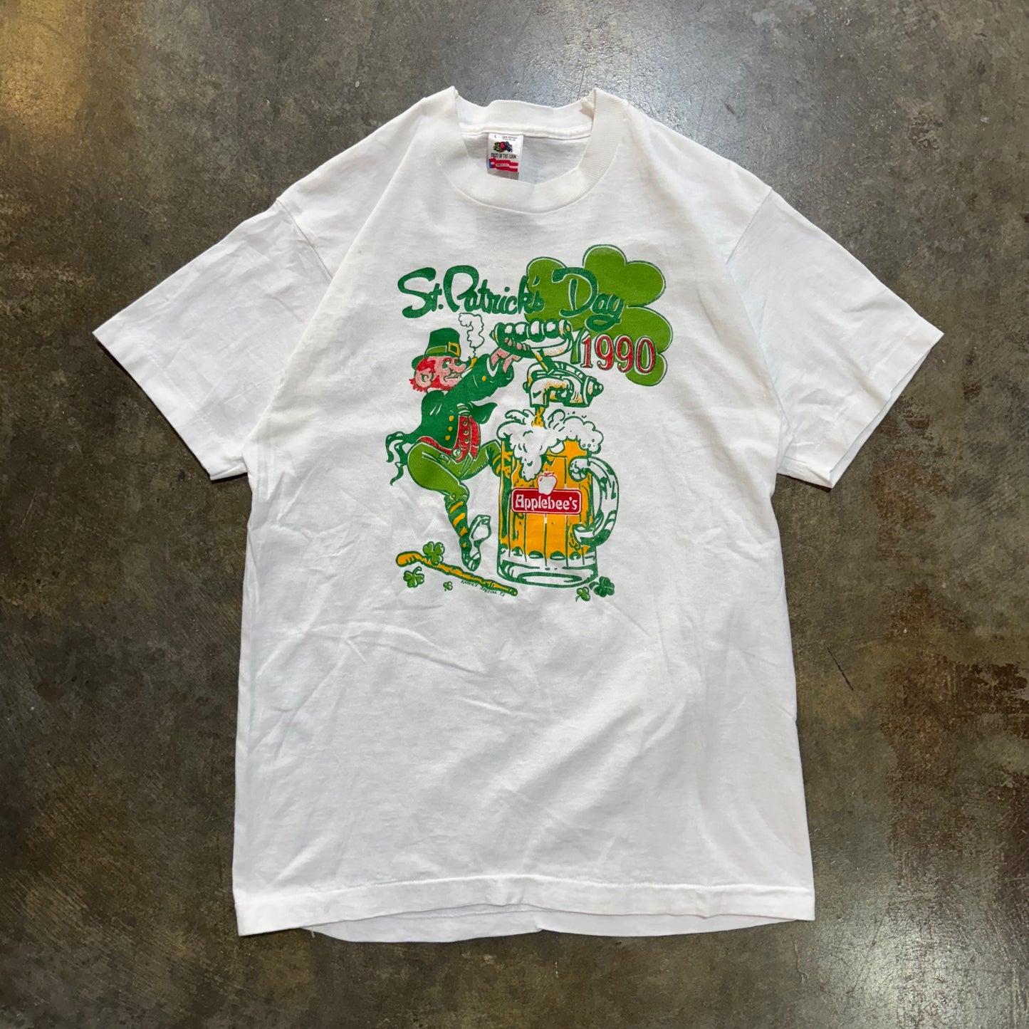 1990 Applebee's St. Patricks Day Shirt