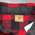 1930s Five Brother Buffalo Plaid Wool Flannel