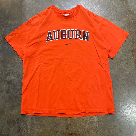 Nike Auburn Spellout Orange Tee