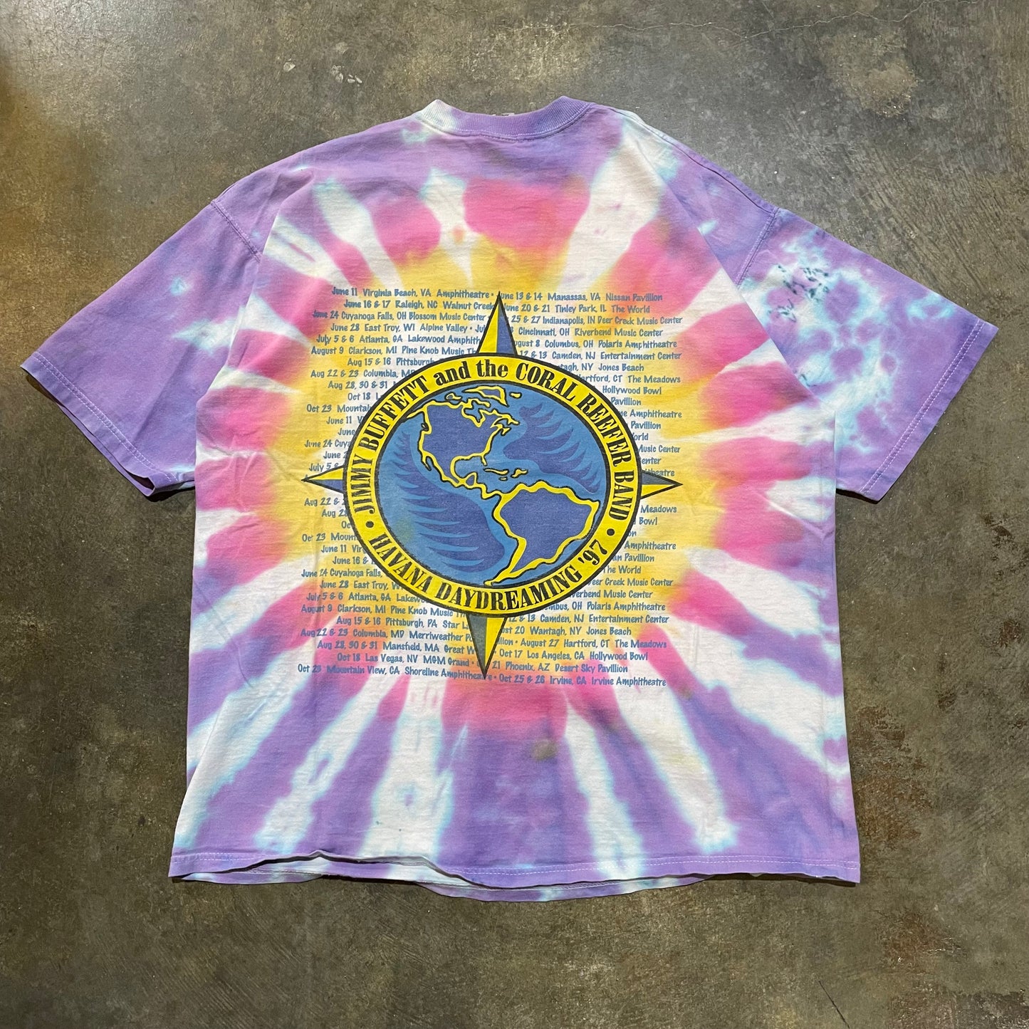 Havana Daydreaming Jimmy Buffett '97 tee