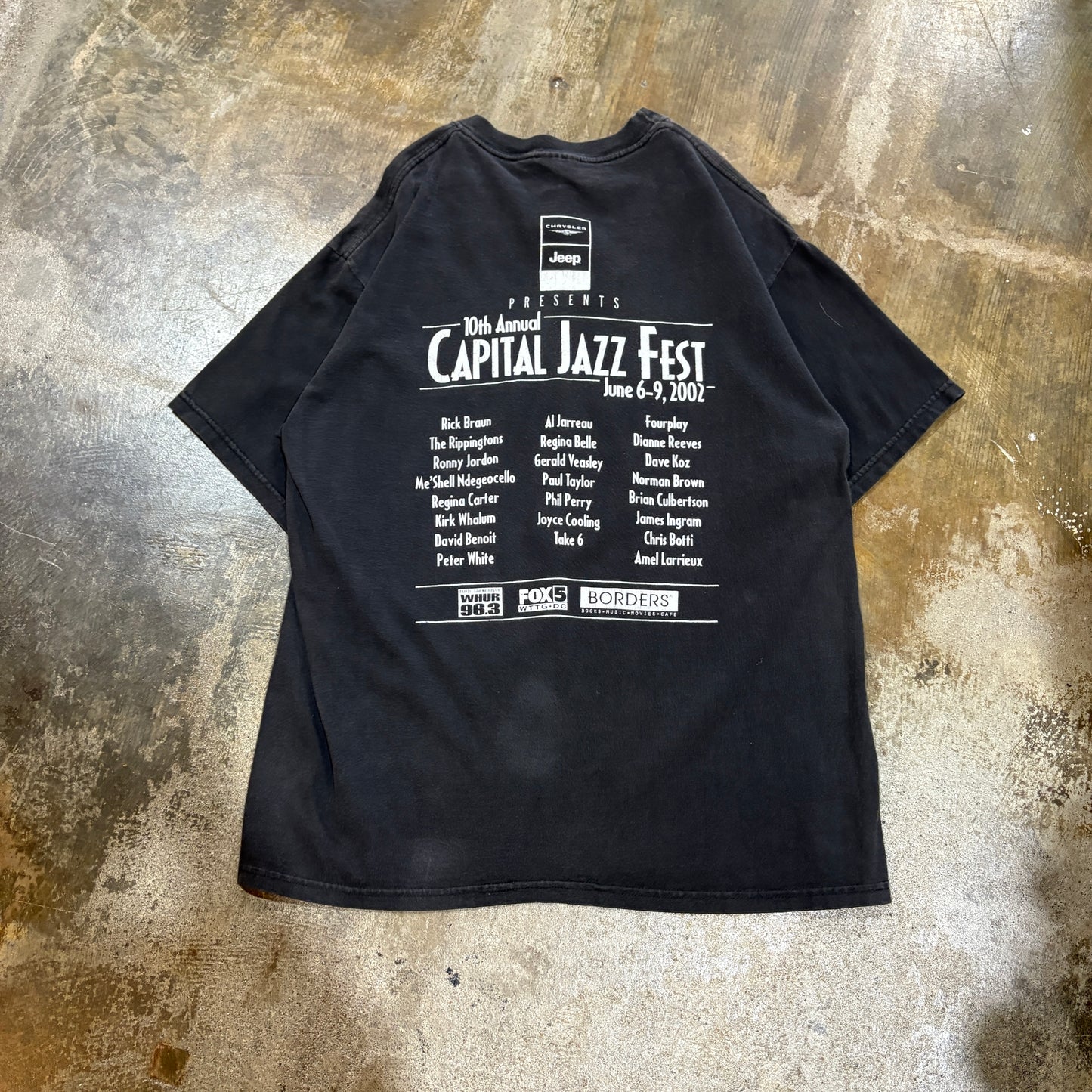 Black 2002 Capital Jazz Fest Tee